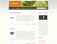 Tablet Screenshot of patrickpantel.com